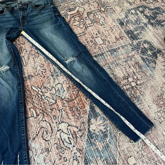 KanCan Low Rise Super Skinny Distressed Jeans Size 9 28 KC8245D - Picture 7 of 14